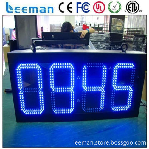 outdoor red led time and temp signs led timer switch led time and temperature signs